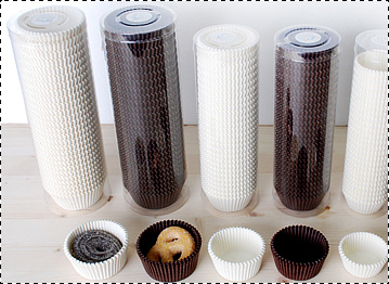 대용량 머핀컵 초코,흰색(38,43,52,55)mm 600장/유산지컵