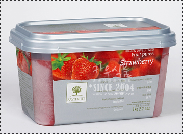 라비후르츠 냉동퓨레 딸기 1kg *배송지연가능상품/RAVIFRUIT Strawberry