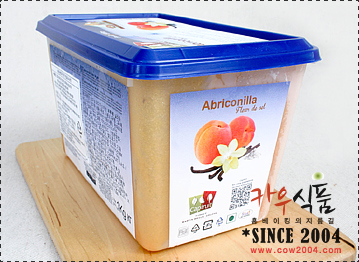 캬프리 아브리코닐라 냉동퓨레 1kg/살구+바닐라+바다소금